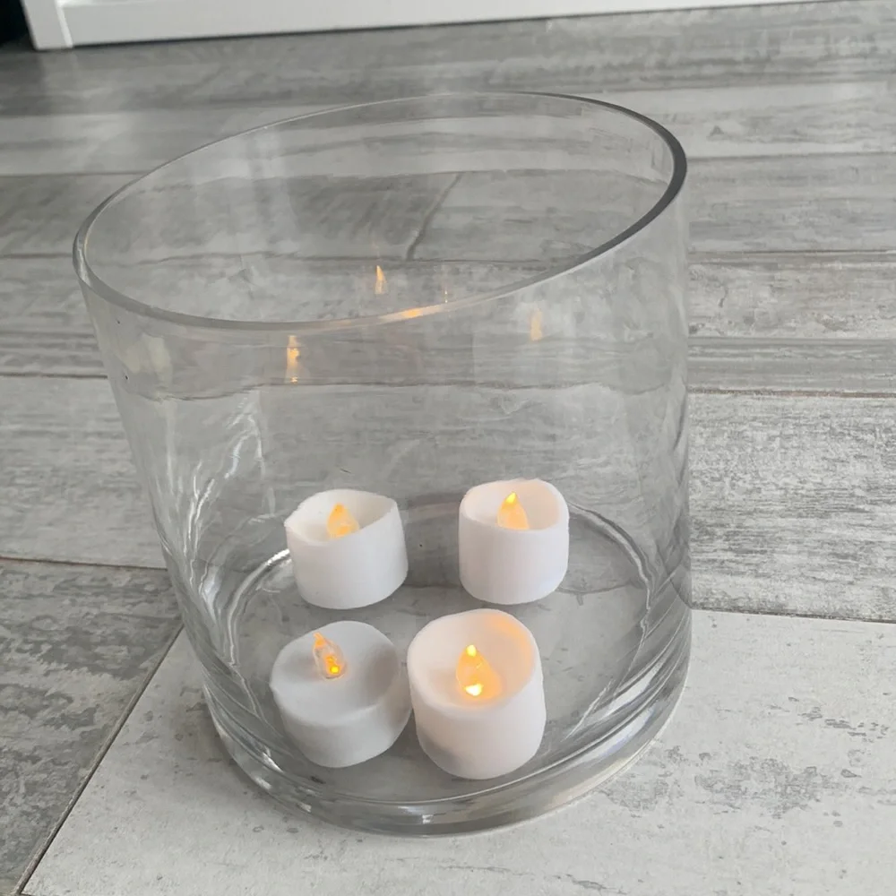 Anthropologie clear glass